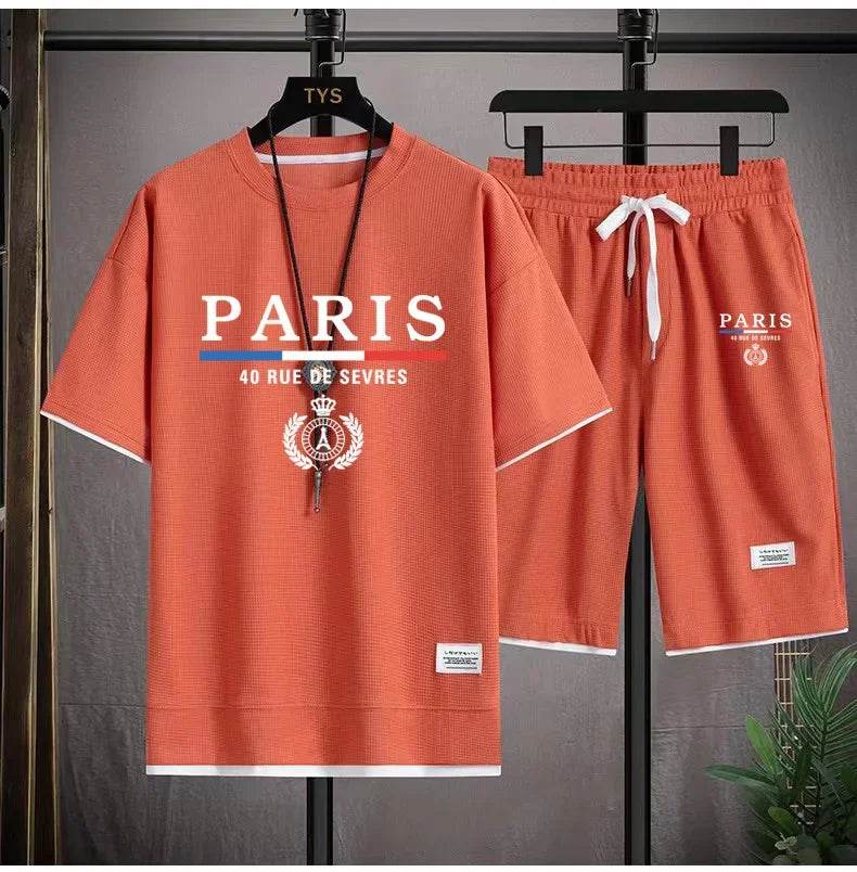 Men's Casual T-Shirt and Shorts Set - Summer Fashion Comfort - Buy Center
