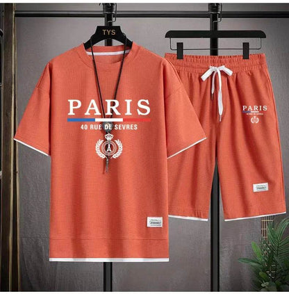 Men's Casual T-Shirt and Shorts Set - Summer Fashion Comfort - Buy Center