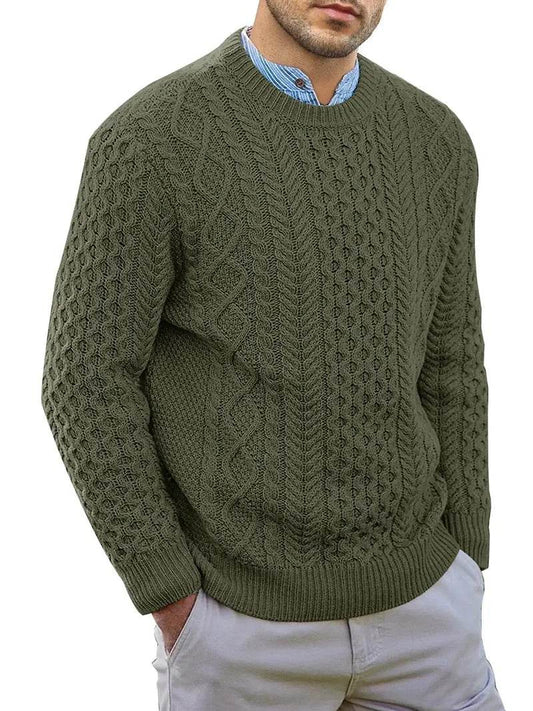 Pink Sweater Men's 2024 Autumn Winter New Pure Color Pullover Knitted Sweater Menwear Fashion Large Size Male Clothing - Buy Center