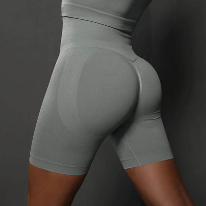 Hamidou Women's High Waist Yoga Shorts - Push Up Fitness Style - Buy Center