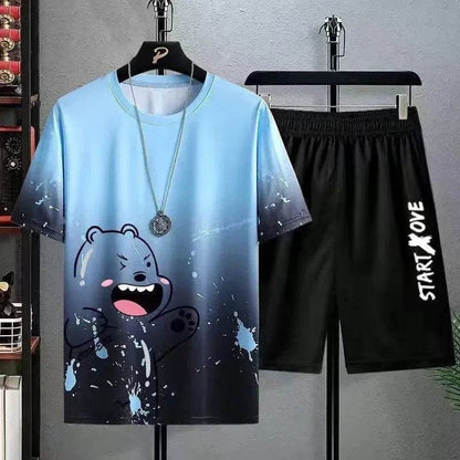 Trendy Casual Sports 2-Piece Set for Youth - Cool Summer Style - Buy Center