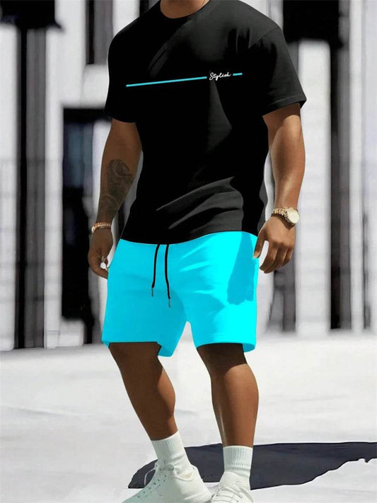 YEAE Men's Summer Casual Suit - Breathable Short Sleeve Set - Buy Center