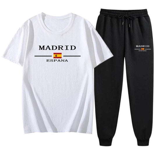TLIT Men's Casual Sports Suit - 2pcs Pure Cotton Tracksuit Set - Buy Center