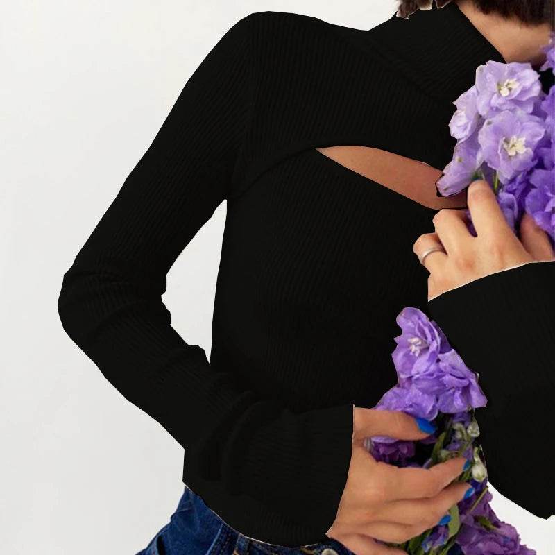 Casual Long Sleeve Turtleneck Sweater for Women - Autumn/Winter Fashion - Buy Center