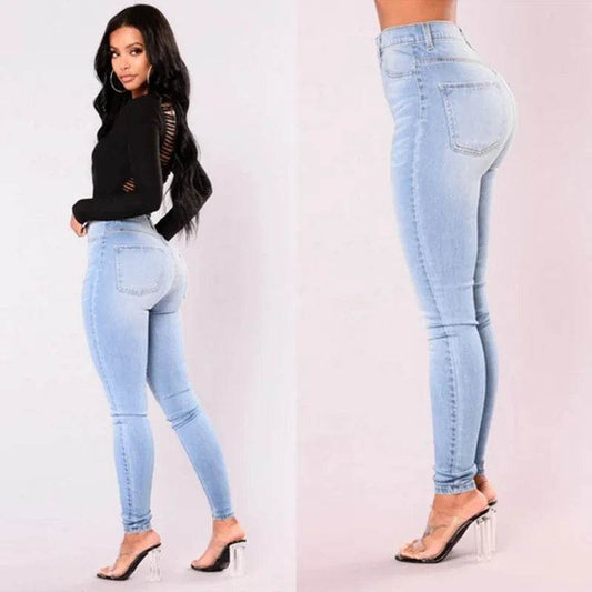 Liva Girl Women’s High Waist Skinny Jeans - Ankle Length, Stretch Fit - Buy Center