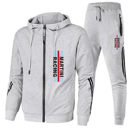 Men's Martini Racing Suit Set - Fashion Casual Sweater & Pants - Buy Center