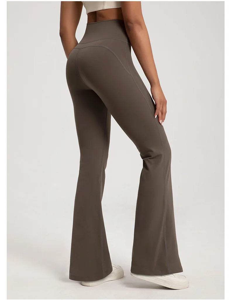 SKINOFSKIN Women's High Waisted Yoga Pants - Flared Fit & Lifting - Buy Center