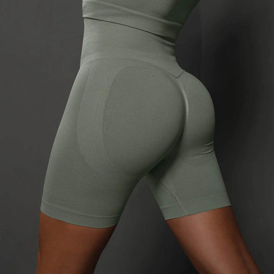 Hamidou Women's High Waist Yoga Shorts - Push Up Fitness Style - Buy Center