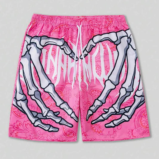 Men’s Elastic Waist Jogging Shorts - 3D Print Beach Board Shorts - Buy Center