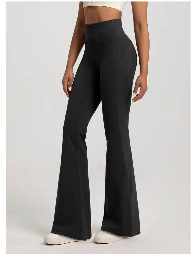 SKINOFSKIN Women's High Waisted Yoga Pants - Flared Fit & Lifting - Buy Center