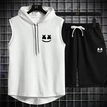 Summer Men's Two-Piece Casual Set - T-Shirt & Shorts Sports Suit - Buy Center