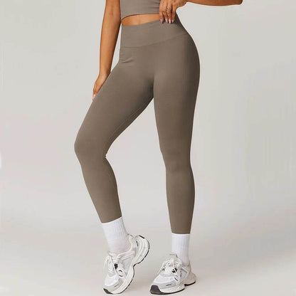 Women's High Waist Seamless Yoga Leggings - Breathable Workout Fit - Buy Center