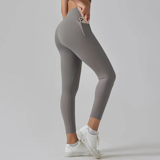 Hamidou Women's High Waist Leggings with Pockets - Yoga & Gym - Buy Center