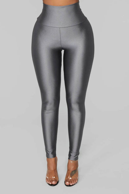 Talavera Flower High Waist Leggings - Casual Ankle Length, Solid Color - Buy Center