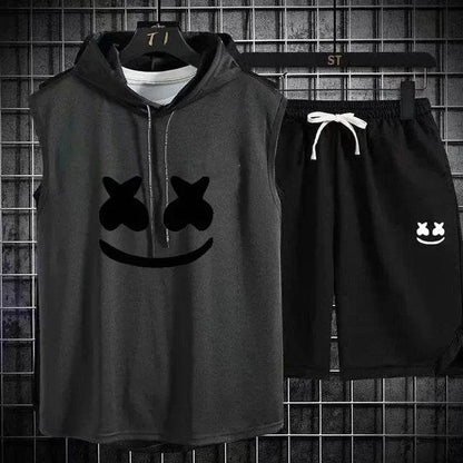 Summer Men's Two-Piece Casual Set - T-Shirt & Shorts Sports Suit - Buy Center