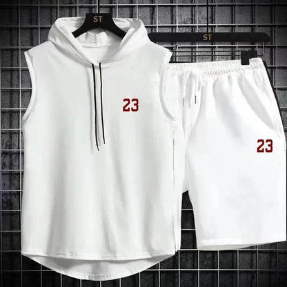 Men's Summer Casual Two Piece Set - T-Shirt & Shorts Twin Suit - Buy Center