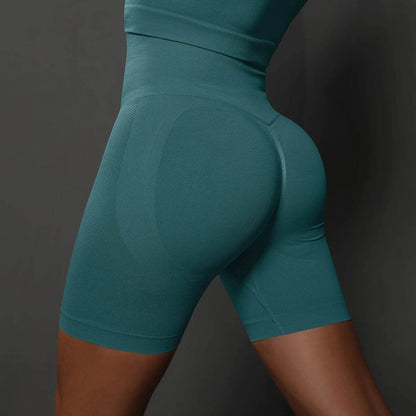 Hamidou Women's High Waist Yoga Shorts - Push Up Fitness Style - Buy Center