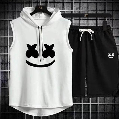 Summer Men's Two-Piece Casual Set - T-Shirt & Shorts Sports Suit - Buy Center