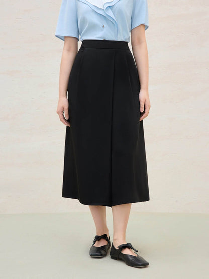 DUSHU Plus Size Women's Wide-Leg Culottes - Casual Summer Pants - Buy Center