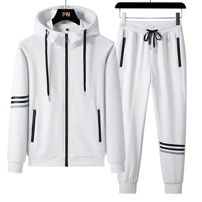 Men's Casual Sports Cotton Hoodie & Trousers Set - Comfortable & Stylish - Buy Center