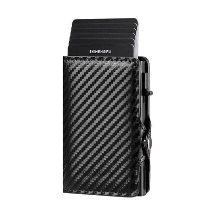 Men's Retro Aluminum Alloy Card Wallet - Stylish & Durable Accessory - Buy Center