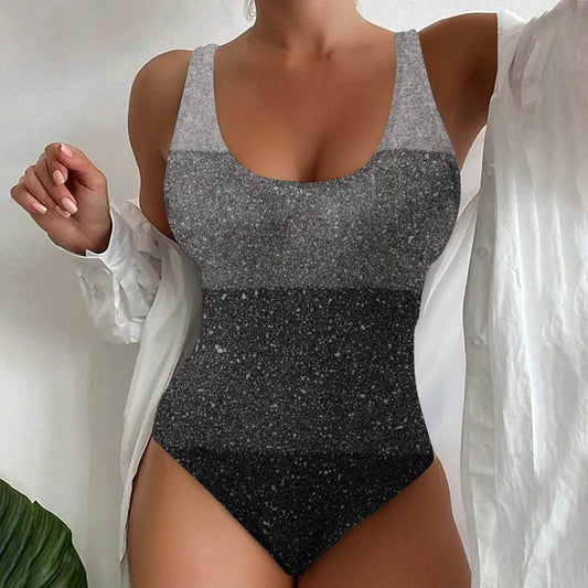 Women’s Seaside Beach Swimsuit - 3D Contrast Stylish One-Piece S-4XL - Buy Center