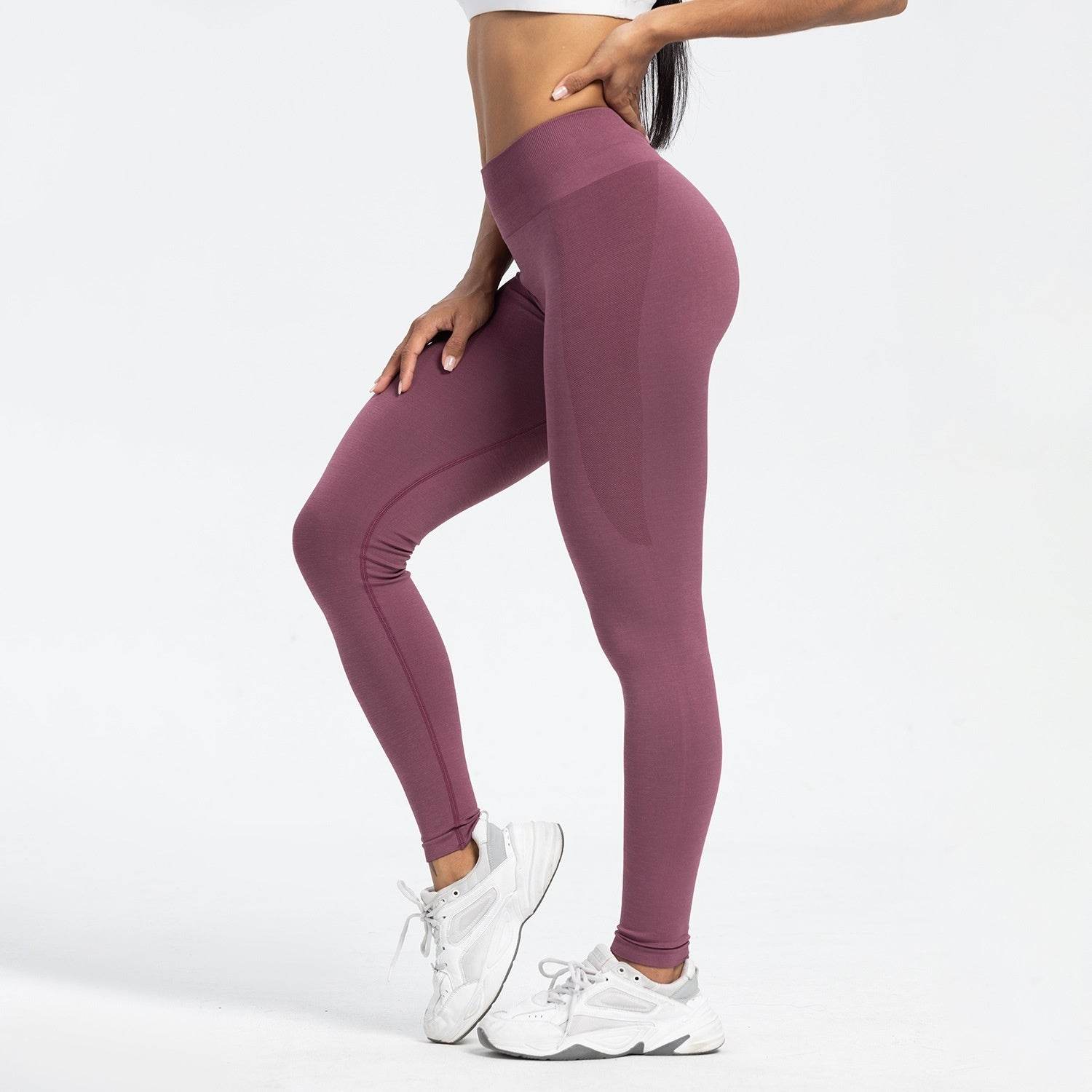 Women's High Waist Yoga Pants - Seamless Fitness Leggings for Comfort - Buy Center
