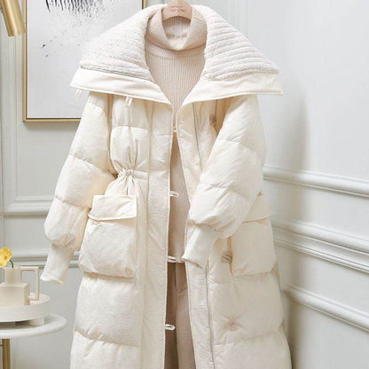 Trendy Women's Large Lapel Padded Jacket - Stylish Cotton Outerwear 2025 - Buy Center