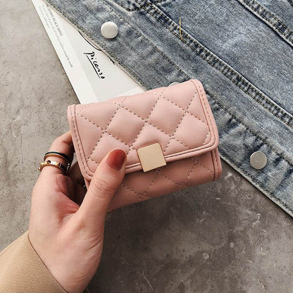 Trendy PU Leather Coin Purse - Stylish Short Wallet for Women 2025 - Buy Center