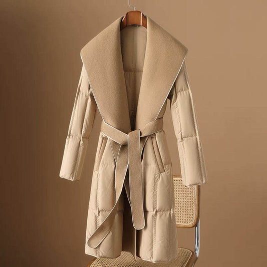 Women's White Duck Down Jacket - Stylish & Warm Winter Coat 2025 - Buy Center