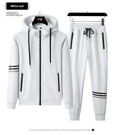 Men's Casual Sports Cotton Hoodie & Trousers Set - Comfortable & Stylish - Buy Center
