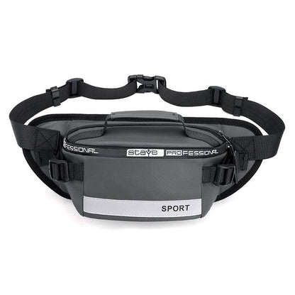 Reflective Waterproof Waist Bag for Men - Stylish Travel & Hiking Pack - Buy Center