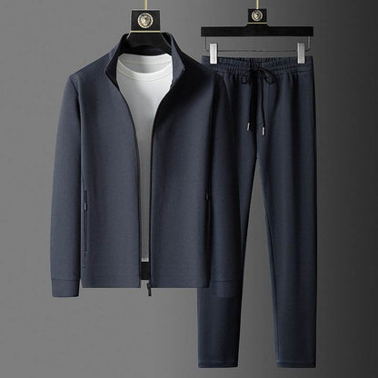 Buycenter Casual Sports Zipper Coat & Trousers Set - Stylish & Comfy - Buy Center