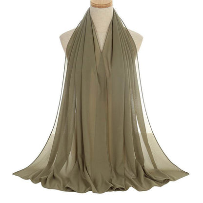 Pearl Chiffon Bubble Scarf - Women's Lightweight Summer Elegance - Buy Center