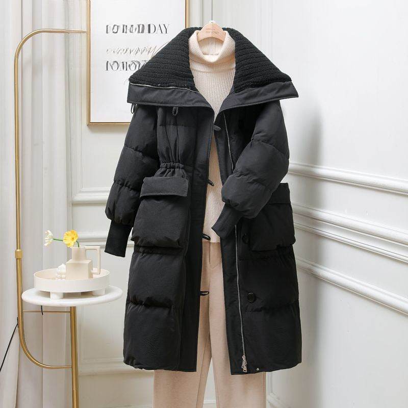 Trendy Women's Large Lapel Padded Jacket - Stylish Cotton Outerwear 2025 - Buy Center