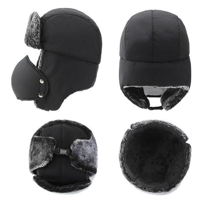 Winter Lei Feng Bomber Hat - Casual Cotton Style for Men & Women - Buy Center