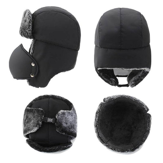 Winter Lei Feng Bomber Hat - Casual Cotton Style for Men & Women - Buy Center