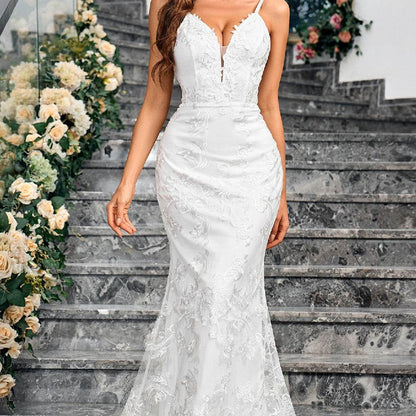 Women's Slim-Fit Sheath Dress - Elegant Fishtail Evening Wear 2025 - Buy Center