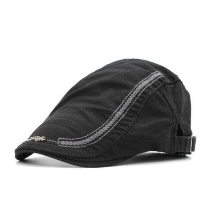 Men's Sun Protection Peaked Cap - Adjustable & Breathable Retro Style - Buy Center