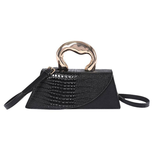 Retro Crocodile Pattern Messenger Bag - Premium Stylish Shoulder Bag - Buy Center