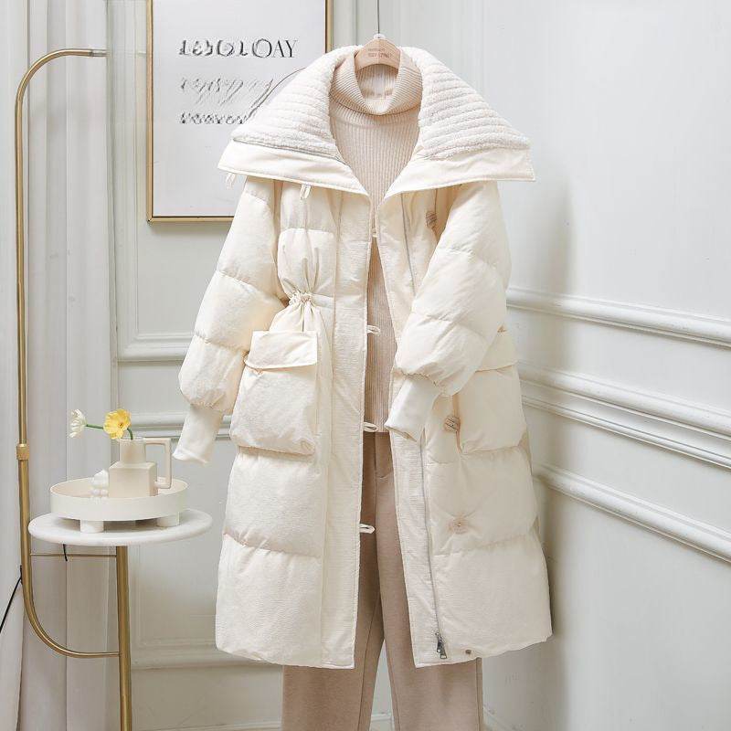 Trendy Women's Large Lapel Padded Jacket - Stylish Cotton Outerwear 2025 - Buy Center