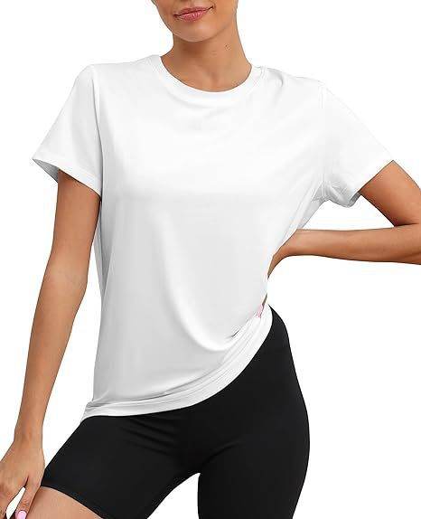 European & American Casual T-Shirt for Ladies - Stylish Round Neck Fit - Buy Center