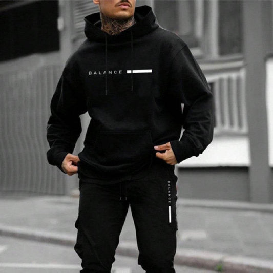 New Men's Pullover Hooded Sweater Suit - Casual Fit for All Seasons - Buy Center