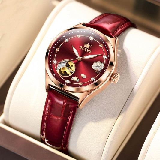 Women's Stylish Waterproof Mechanical Watch - Elegant & Durable Accessory - Buy Center