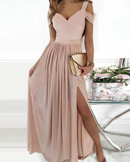 Elegant Long Greek Style Pleated Dress - Perfect for Special Occasions - Buy Center