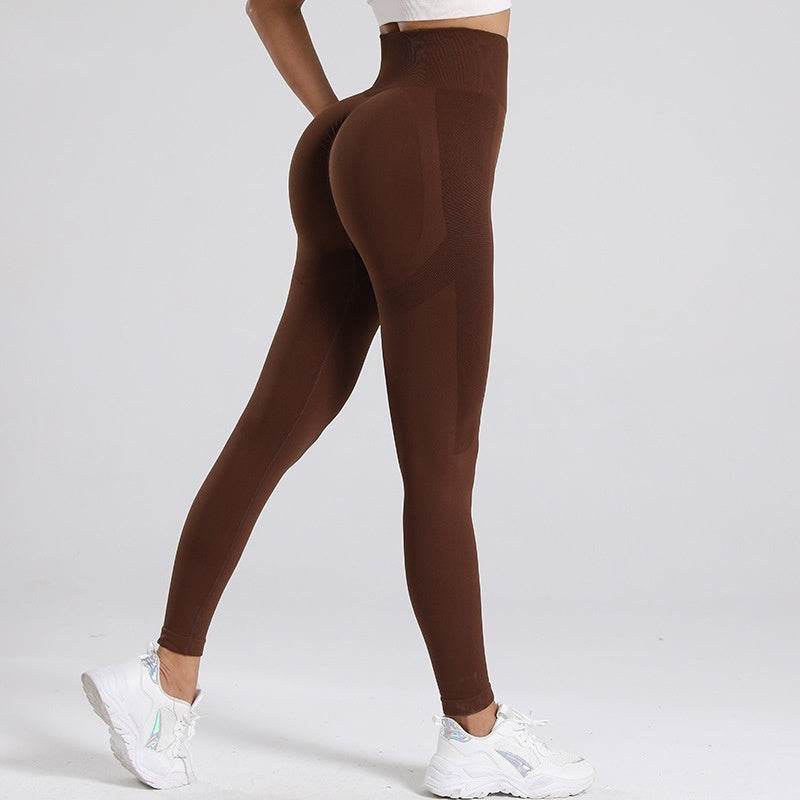 Stylish High Waist Fitness Pants - Seamless Leggings for Active Women - Buy Center