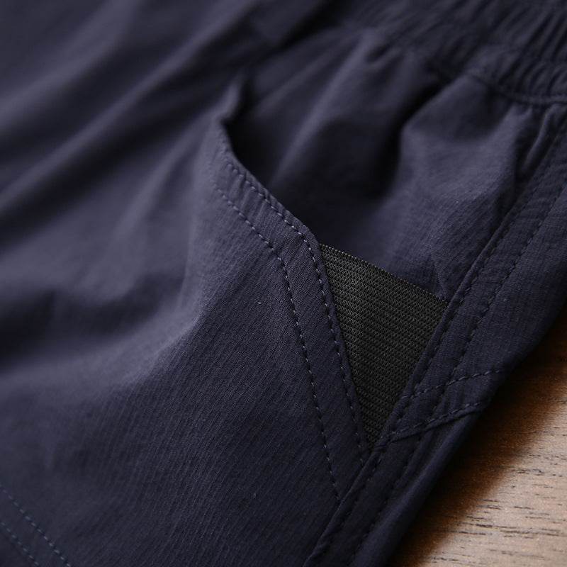 Summer Men's Cargo Shorts - Multi-Pocket Style in Navy, Khaki, Army Green - Buy Center