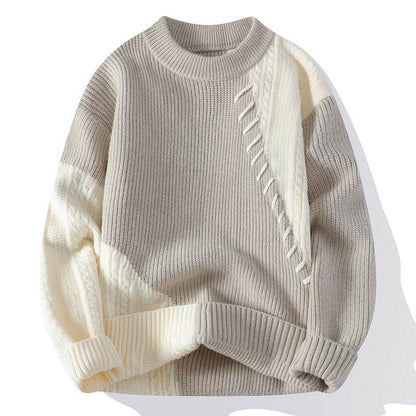 Stylish Loose Round Neck Sweater - Korean Design for Ultimate Comfort - Buy Center