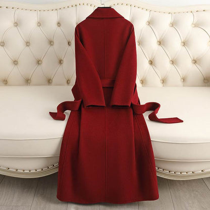 Korean Style Woolen Coat for Women - Warm, Stylish Fall/Winter Fashion - Buy Center
