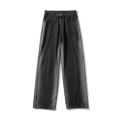 High-End Slimming Straight Jeans for Men - Premium Style in Blue & Black - Buy Center